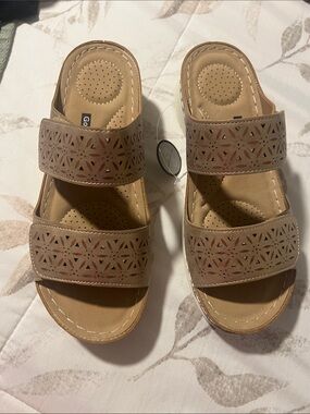 Women's Verna Adjustable Double Strap Footbed Sandals